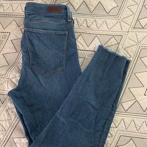 Abercrombie Simone high rise denim ankle jeans